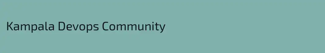 Kampala Devops Community